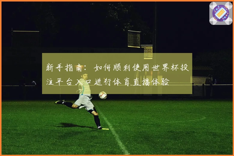新手指南：如何顺利使用世界杯投注平台入口进行体育直播体验